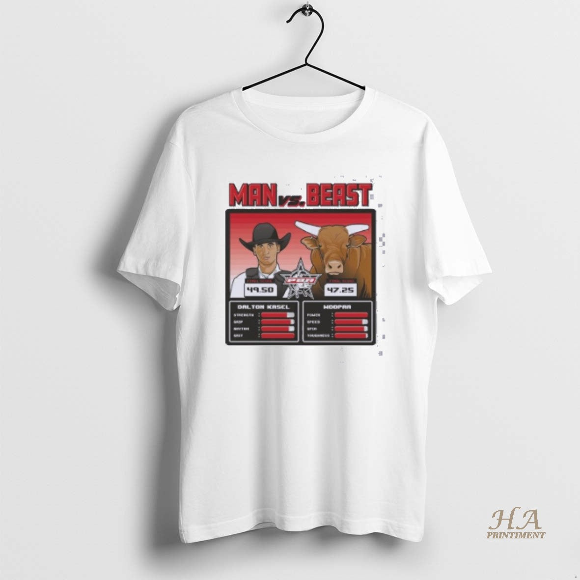 Official Pbr Man Vs Beast Dalton Kasel Vs Woopaa T-Shirts, Hoodie, Sweatshirt | InkNestWear.com