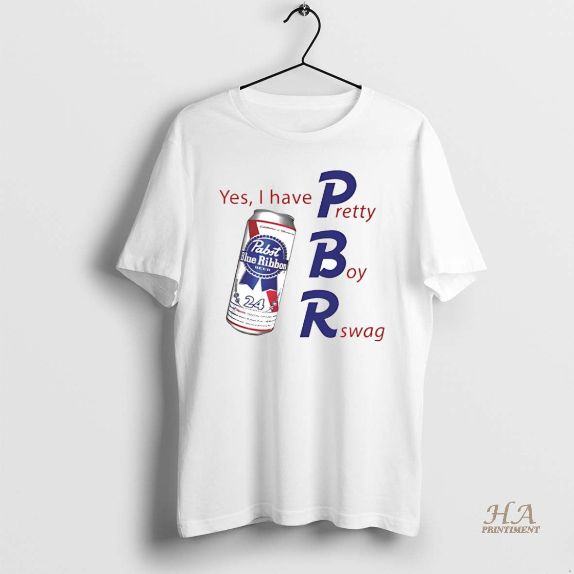 Official Pabst Blue Ribbon Lager Yes I Have Pretty Boy Swag T-Shirts, Hoodie, Sweatshirt | InkNestWear.com