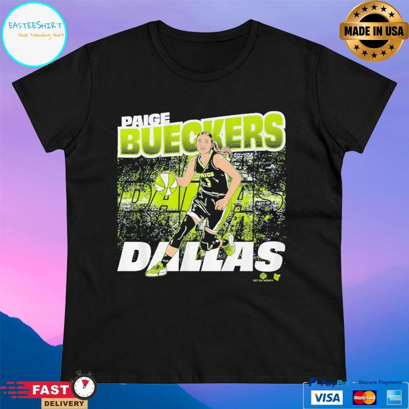 Paige Bueckers Dallas Wings Basketball Street Ball T-shirt