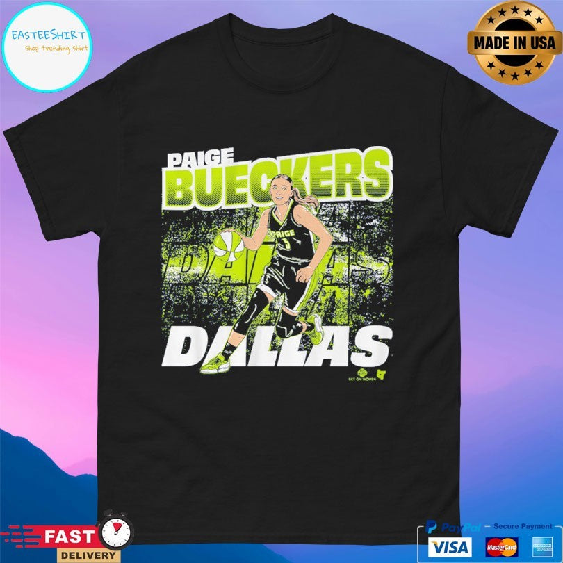 Paige Bueckers Dallas Wings Basketball Street Ball T-shirt