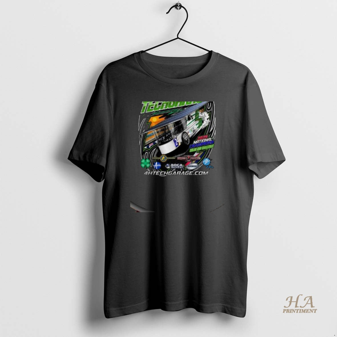 Official Palm Beach 4 H Techgarage 2025 National Champions Solar Car Challenge Circle Black T-Shirts, Hoodie, Sweatshirt
