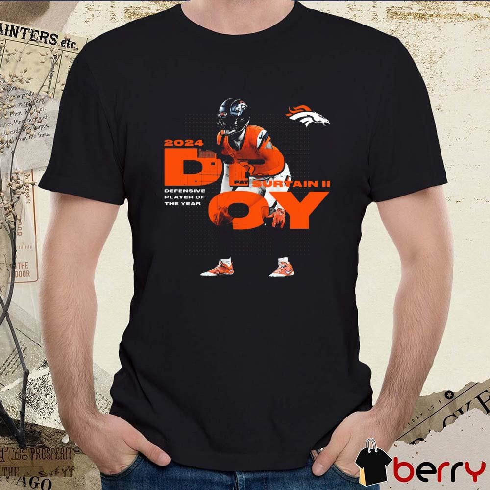 Pat Surtain II Denver Broncos 2024 NFL Football Defensive Player of the Year Graphic t-shirt