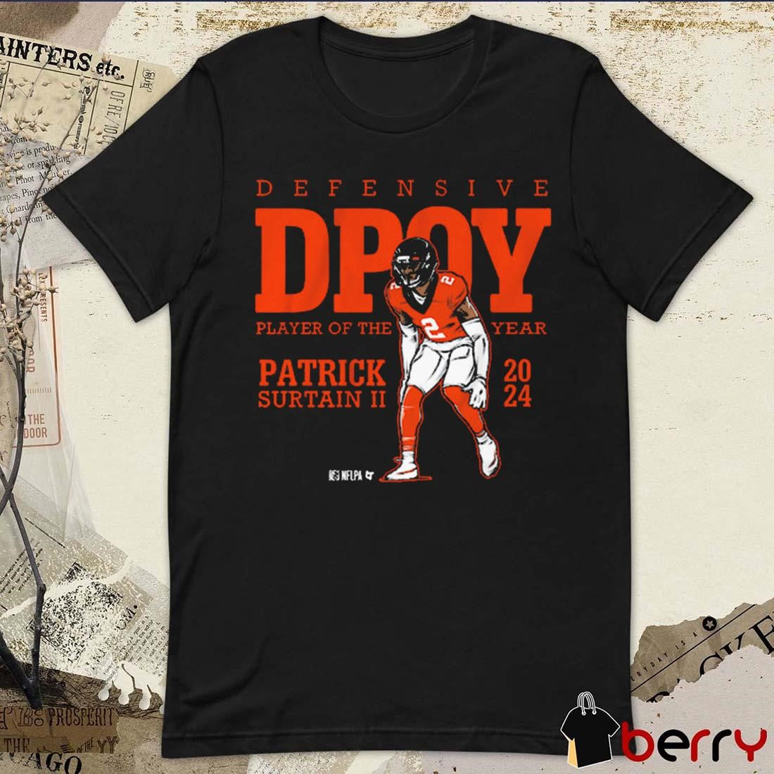 Patrick Surtain II DPOY Defensive Player of the Year 2024 Denver Broncos Football Painting t-shirt