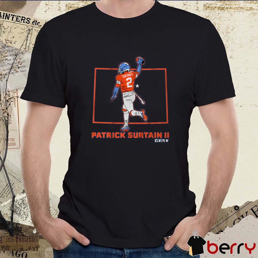 Patrick Surtain II State Star Denver Broncos NFL t-shirt
