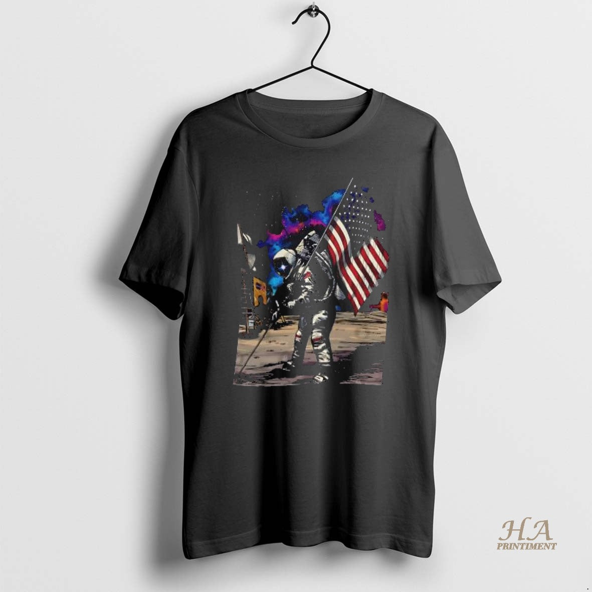 Official Patriotic Astronaut Galaxy American Flag T-Shirts, Hoodie, Sweatshirt | InkNestWear.com