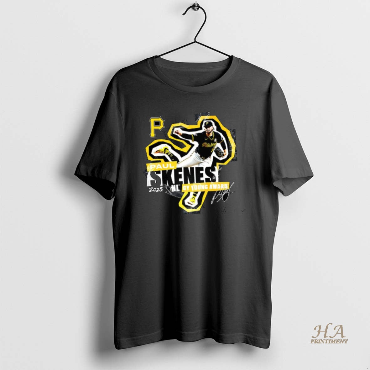 Official Paul Skenes Pittsburgh Pirates 2025 National League Cy Young Award Winner Signature T-Shirts, Hoodie, Sweatshirt