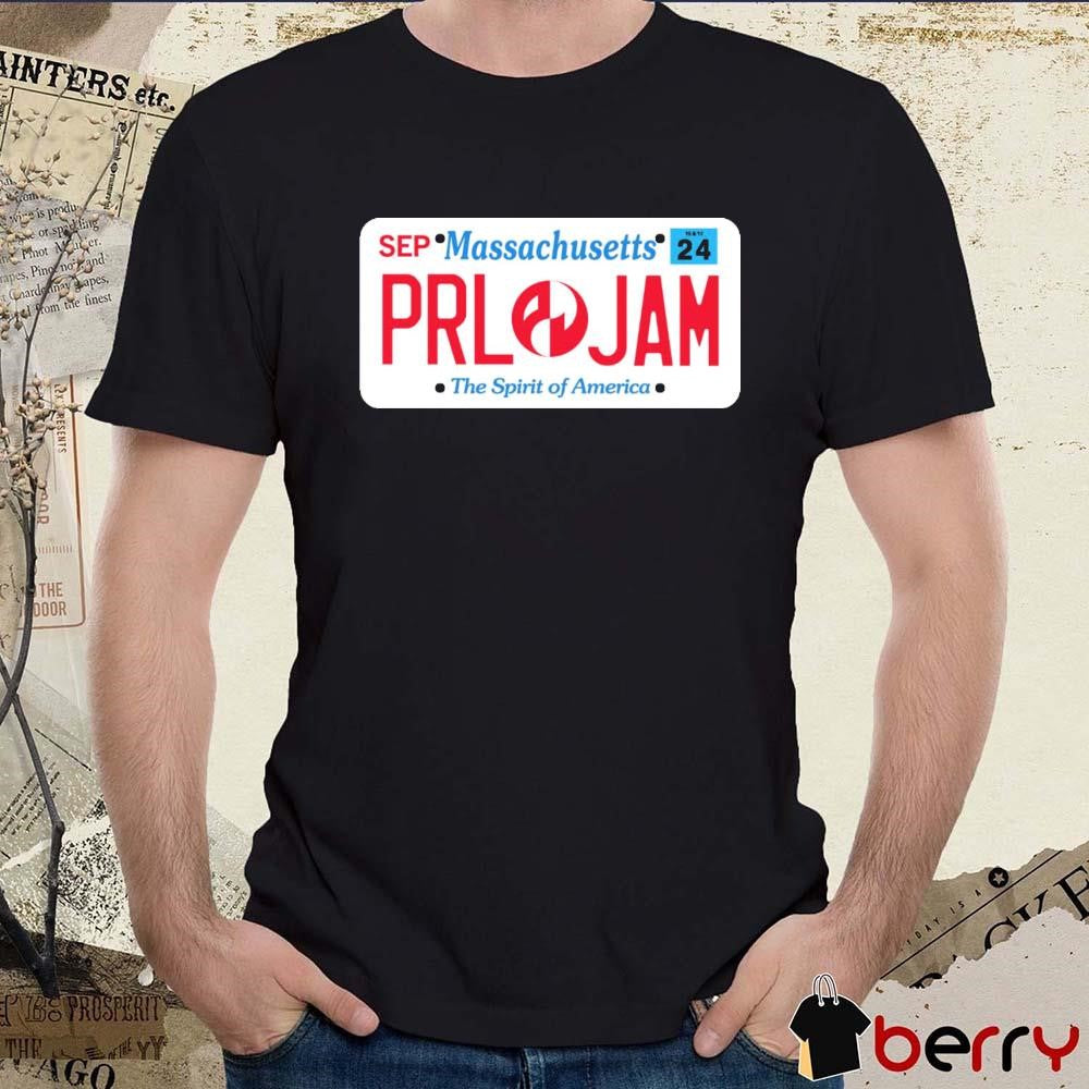 Pearl Jam Sept 17 2024 Massachusetts The Spirit Of America t-shirt