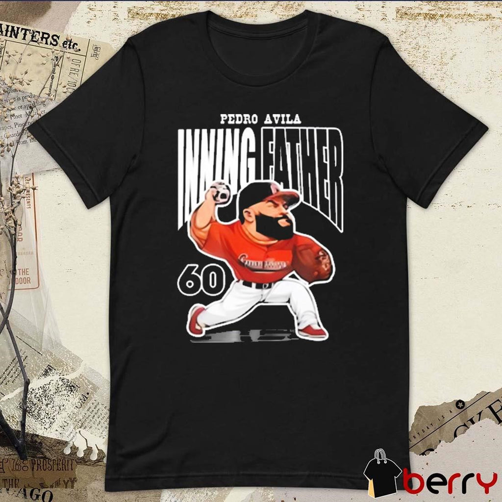 Pedro Avila Inning Father 60 Cleveland Guardians Caricature t-shirt