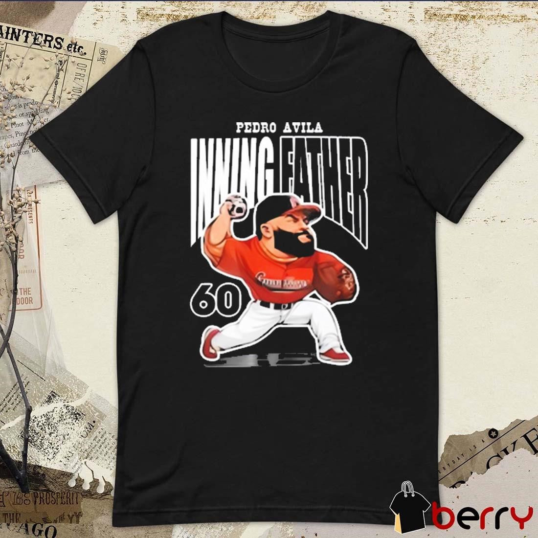 Pedro Avila Inning Father 60 Cleveland Guardians Caricature t-shirt