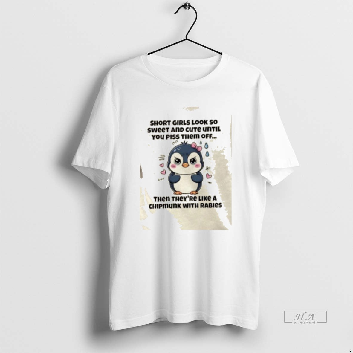 Official Penguin Short Girls Look So Sweet And Cute Until You Piss Them Off T-Shirts, Hoodie, Sweatshirt | InkNestWear.com