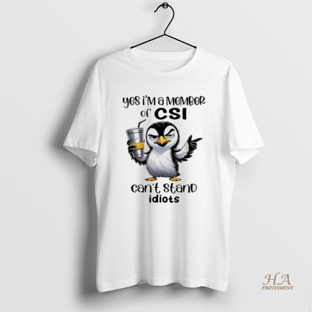 Official Penguin Yes Im A Member Of Csi Cant Stand Idiots T-Shirts, Hoodie, Sweatshirt | InkNestWear.com