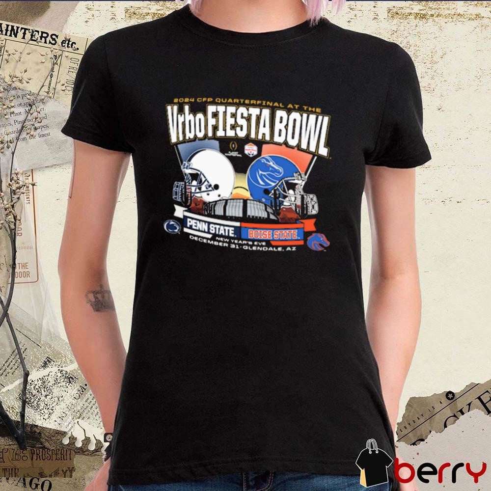 Penn State Nittany Lions Vs Boise State Broncos Dec 31 2024 CFP Fiesta Bowl New Year’s Eve Dueling Helmet t-shirt