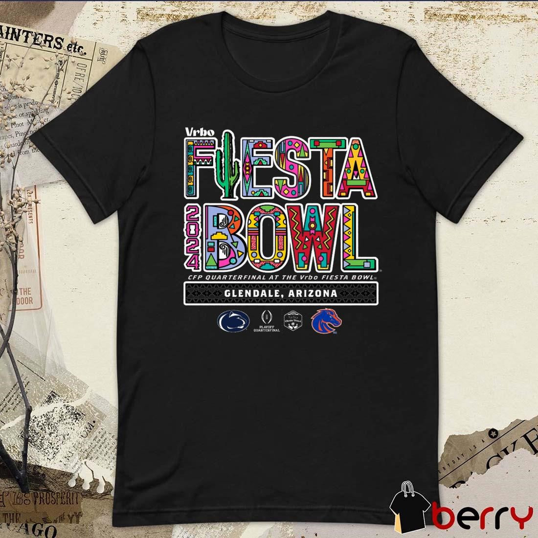 Penn State Nittany Lions Vs Boise State Broncos Matchup 2024 CFP Vrbo Fiesta Bowl Desert Lights t-shirt