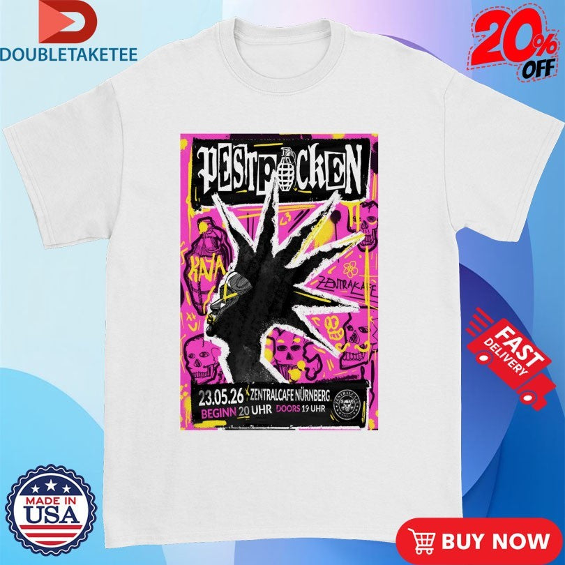 Pestpocken Nuremberg Berlin May 23 2026 Tour Shirts