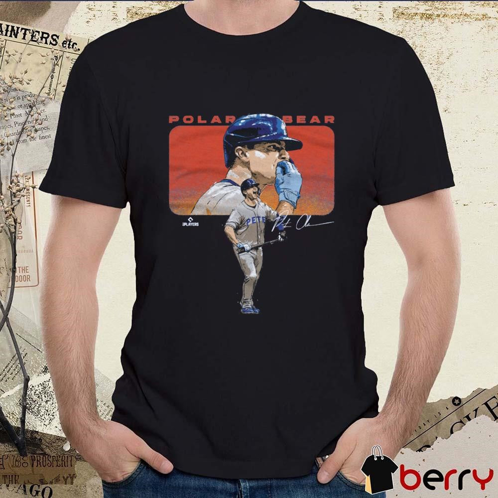 Pete Alonso New York Mets Kiss Signature Graphic t-shirt
