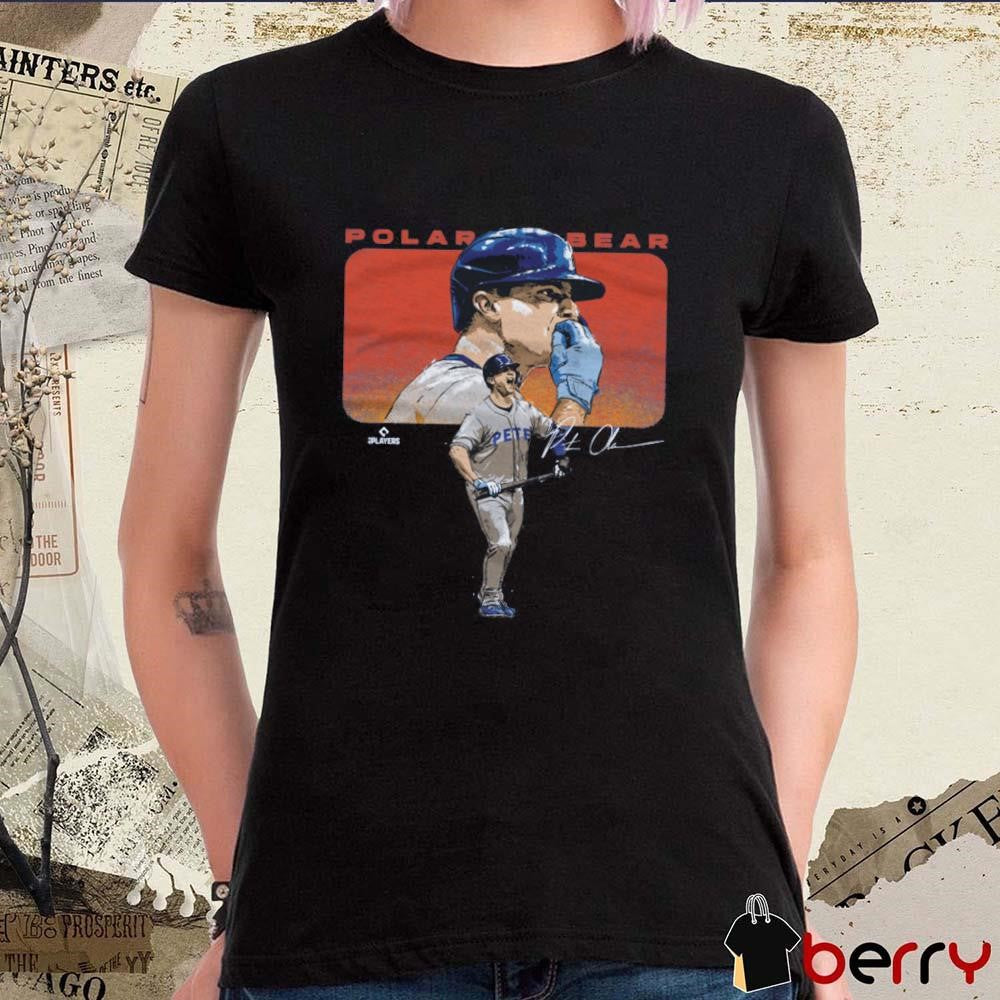 Pete Alonso New York Mets Kiss Signature Graphic t-shirt