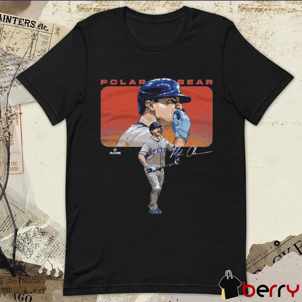 Pete Alonso New York Mets Kiss Signature Graphic t-shirt