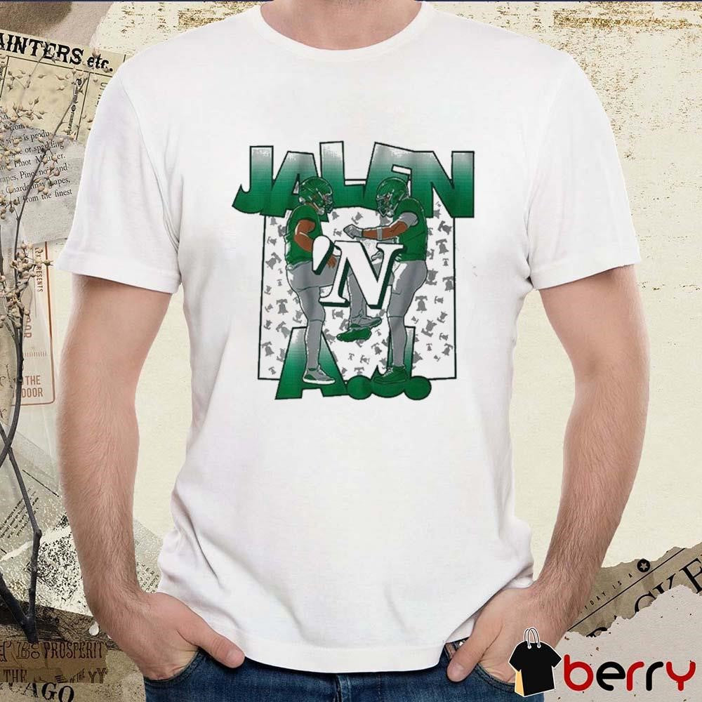 Philadelphia Eagles NFL Jalen Hurts And A.J. Brown TD Celebration t-shirt