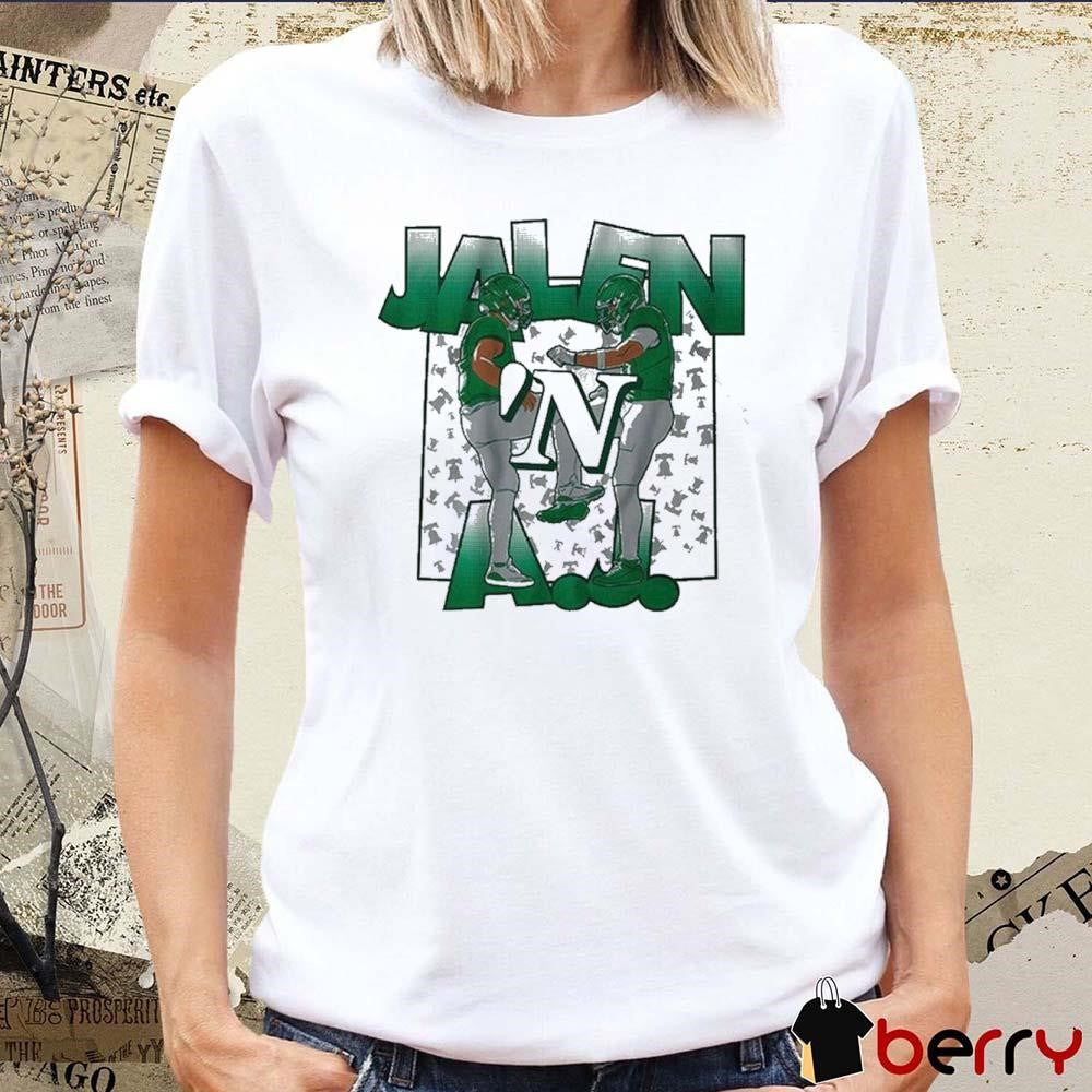 Philadelphia Eagles NFL Jalen Hurts And A.J. Brown TD Celebration t-shirt