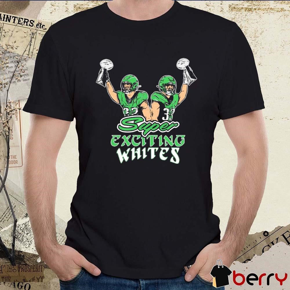 Philadelphia Eagles Win Kansas City Chiefs Super Exciting Whites Graphic t-shirt
