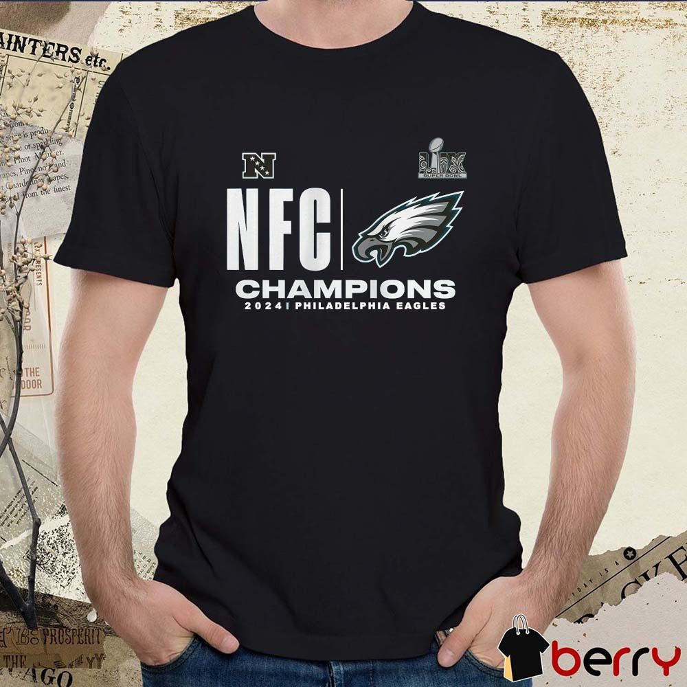 Philadelphia Eagles Win Washington Commanders 2024 NFL NFC Conference Champions Hail Mary t-shirt