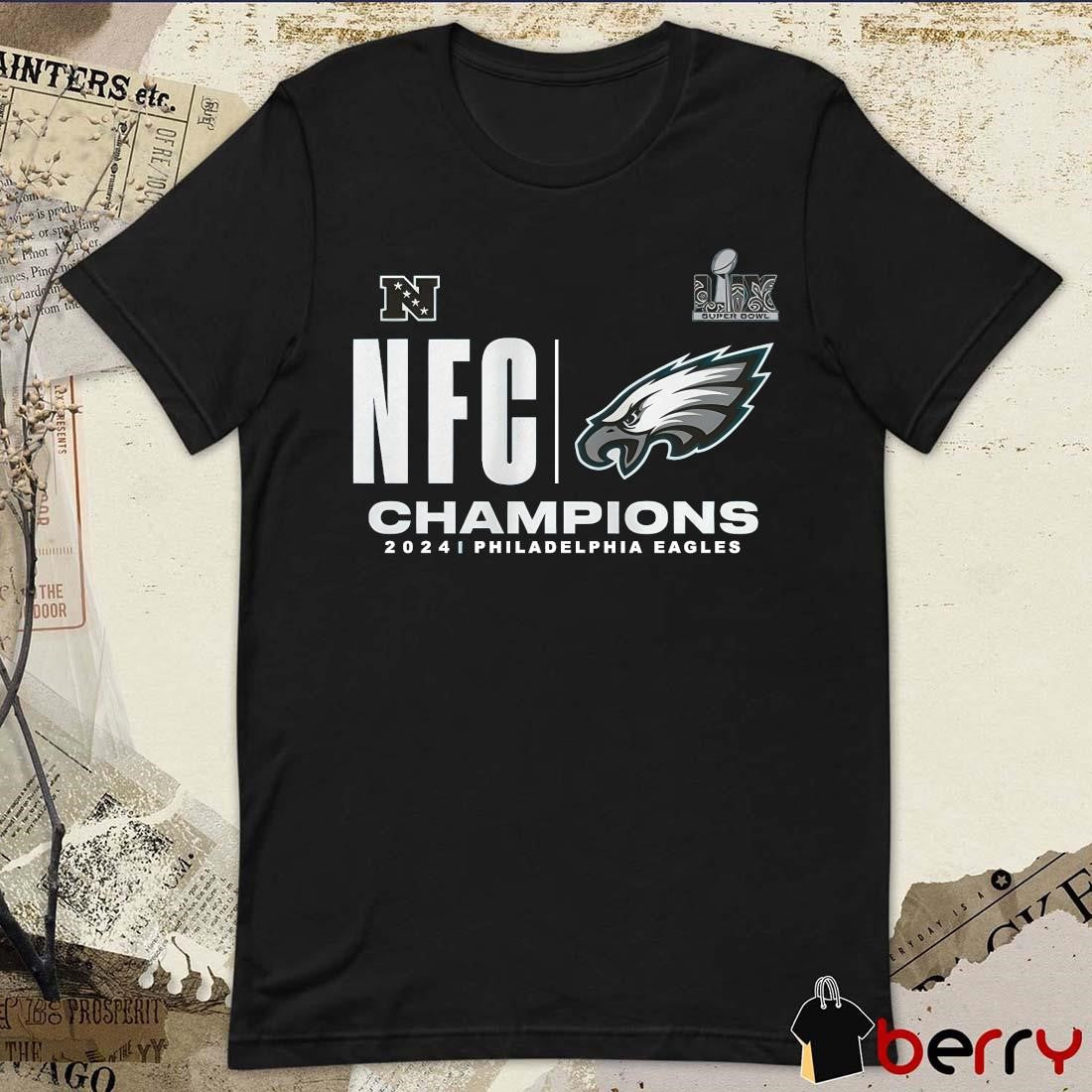 Philadelphia Eagles Win Washington Commanders 2024 NFL NFC Conference Champions Hail Mary t-shirt