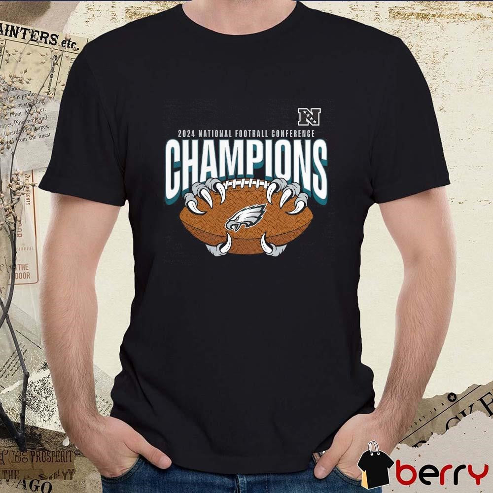 Philadelphia Eagles Win Washington Commanders 2024 National Football Conference Champions NFL t-shirt