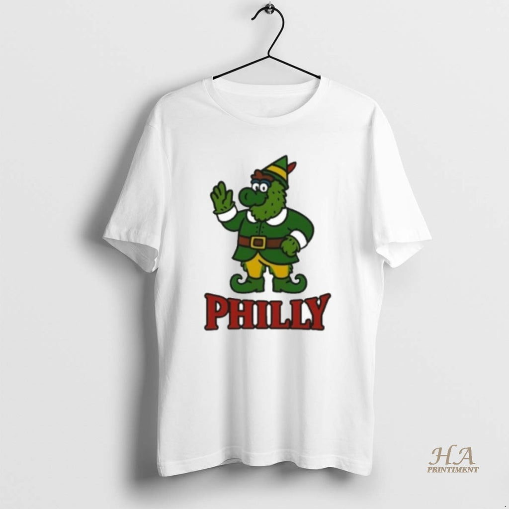 Official Philadelphia Phillies Christmas Elf X Phillie Phanatic Mascot Circle T-Shirts, Hoodie, Sweatshirt | InkNestWear.com