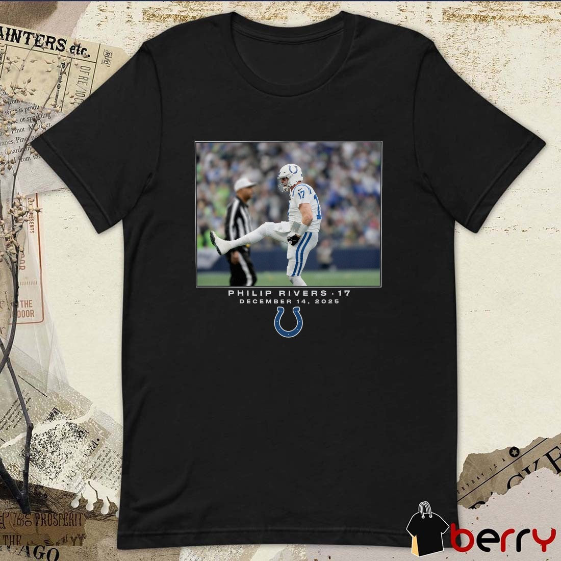 Philip Rivers Indianapolis Colts NFL Flash Features Week 15 December 14 2025 t-shirt