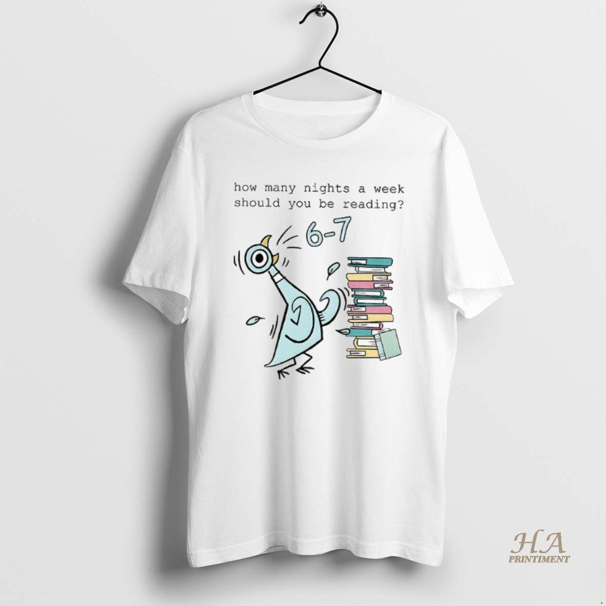 Official Pigeon Elephant Piggie Childrens Books How Many Nights A Week Should You Be Reading T-Shirts, Hoodie, Sweatshirt
