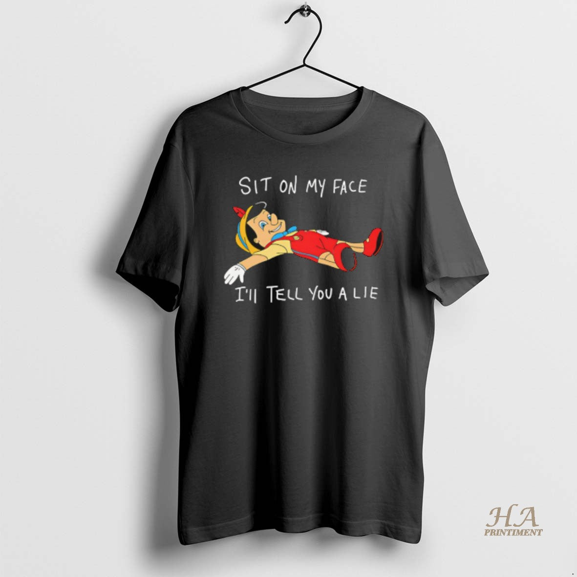 Official Pinocchio Sit On My Face Ill Tell You A Lie T-Shirts, Hoodie, Sweatshirt | InkNestWear.com