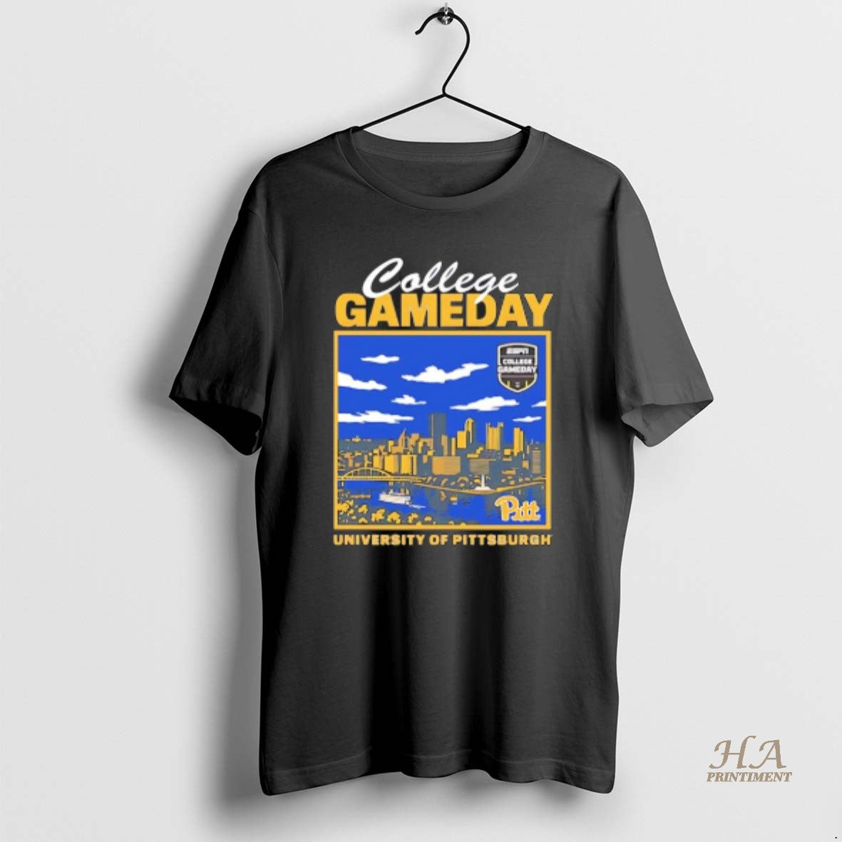 Official Pitt Panthers 2025 College Gameday City Skyline T-Shirts, Hoodie, Sweatshirt | InkNestWear.com