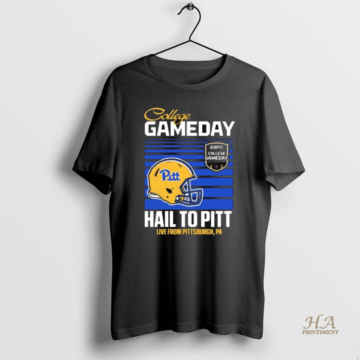 Official Pitt Panthers College Gameday Hail To Pitt Live From Pittsburgh Pa Helmet T-Shirts, Hoodie, Sweatshirt