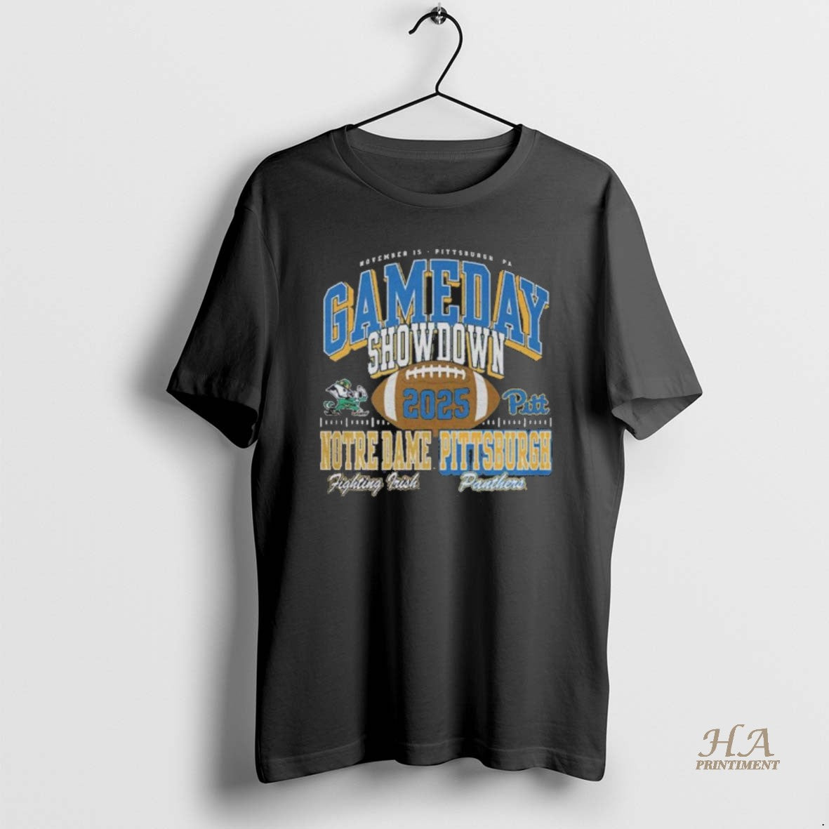 Official Pitt Panthers Vs Notre Dame Fighting Irish 2025 Gameday Showdown T-Shirts, Hoodie, Sweatshirt | InkNestWear.com