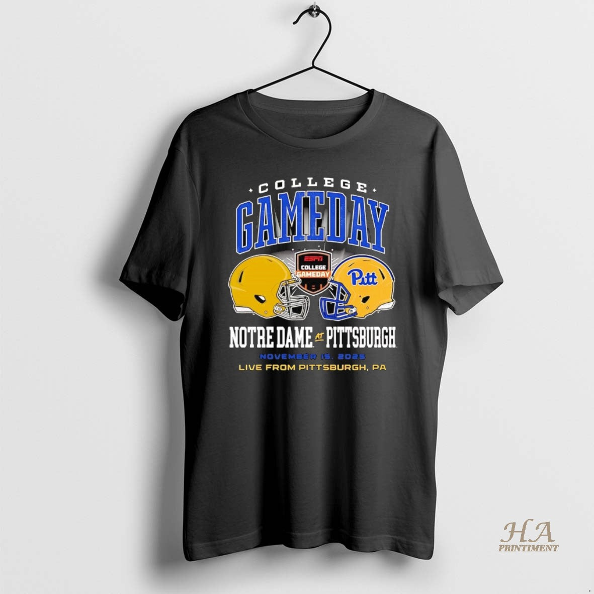 Official Pitt Panthers Vs Notre Dame Fighting Irish College Gameday Helmet Matchup T-Shirts, Hoodie, Sweatshirt
