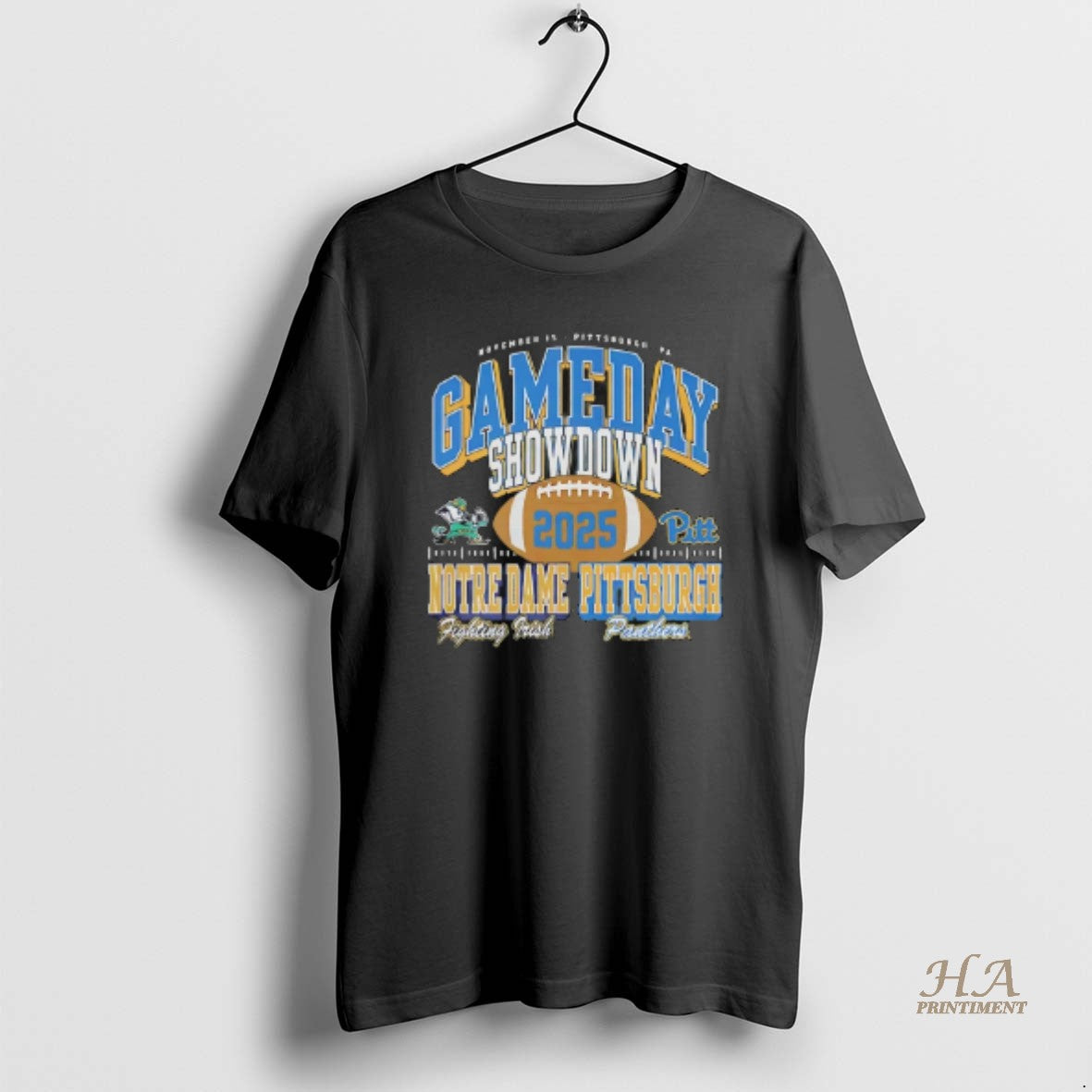 Official Pitt Panthers Vs Notre Dame Fighting Irish Gameday Showdown 2025 T-Shirts, Hoodie, Sweatshirt | InkNestWear.com