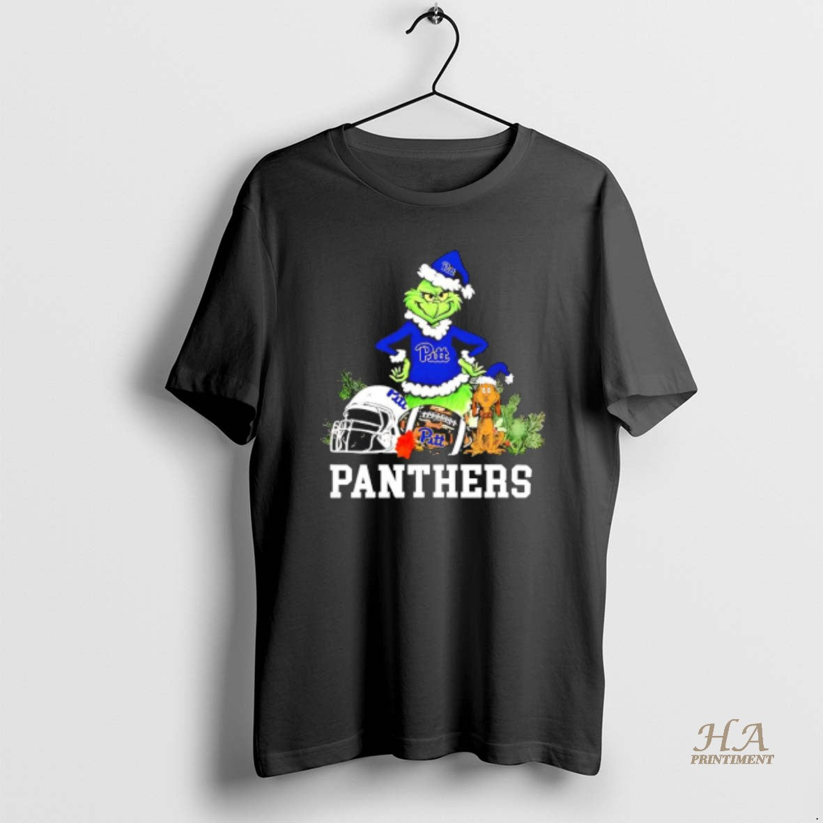 Official Pittsburgh Panthers The Grinch And Max Helmet Christmas 2025 T-Shirts, Hoodie, Sweatshirt | InkNestWear.com