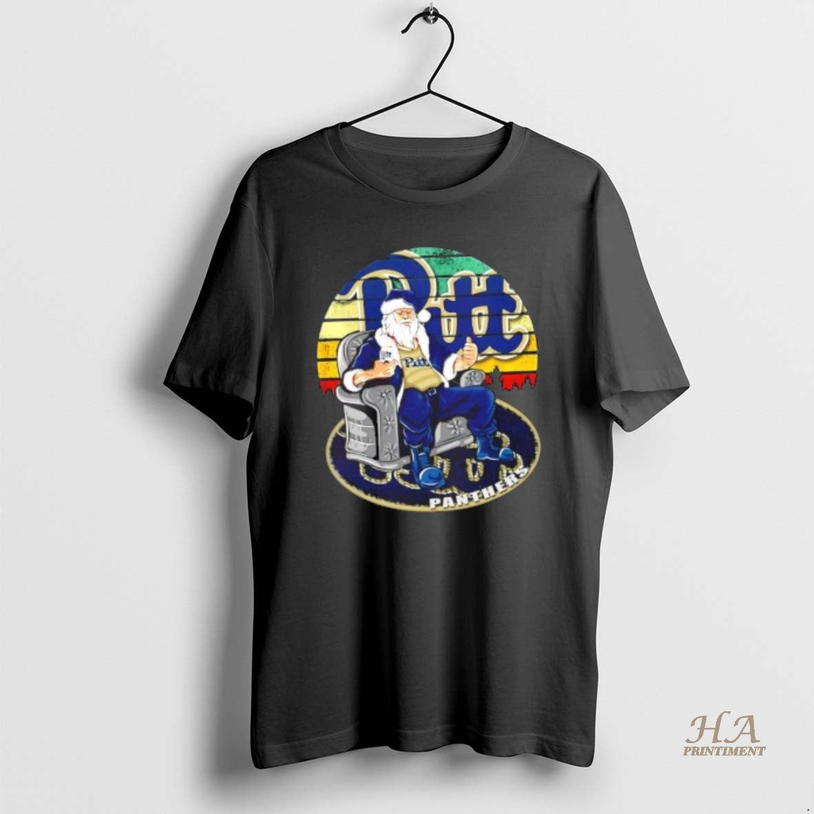 Official Pittsburgh Panthers X Santa Claus Christmas Vintage T-Shirts, Hoodie, Sweatshirt | InkNestWear.com