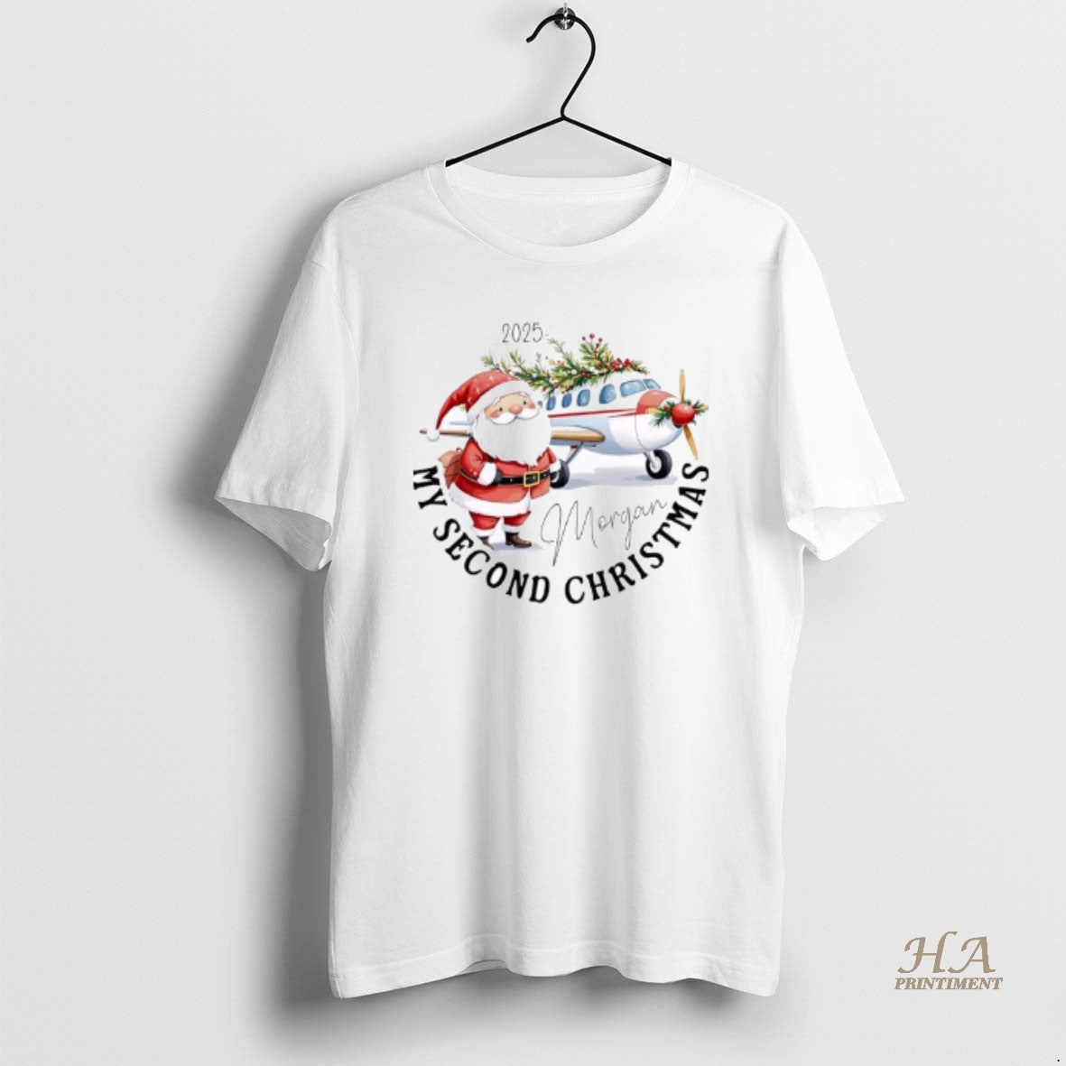 Official Plane Cute My Second Christmas Personalized Ornaments White T-Shirts, Hoodie, Sweatshirt | InkNestWear.com