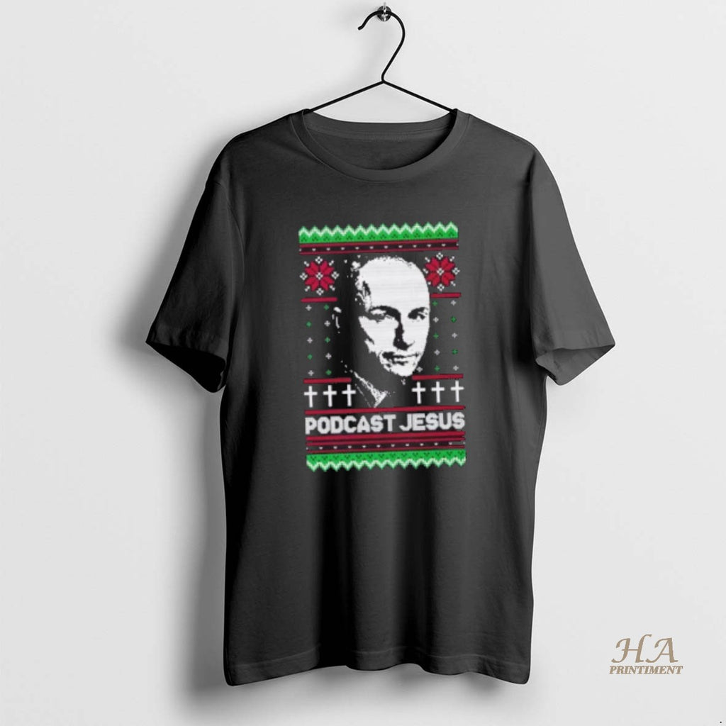 Official Podcast Jesus Ugly Christmas T-Shirts, Hoodie, Sweatshirt | InkNestWear.com