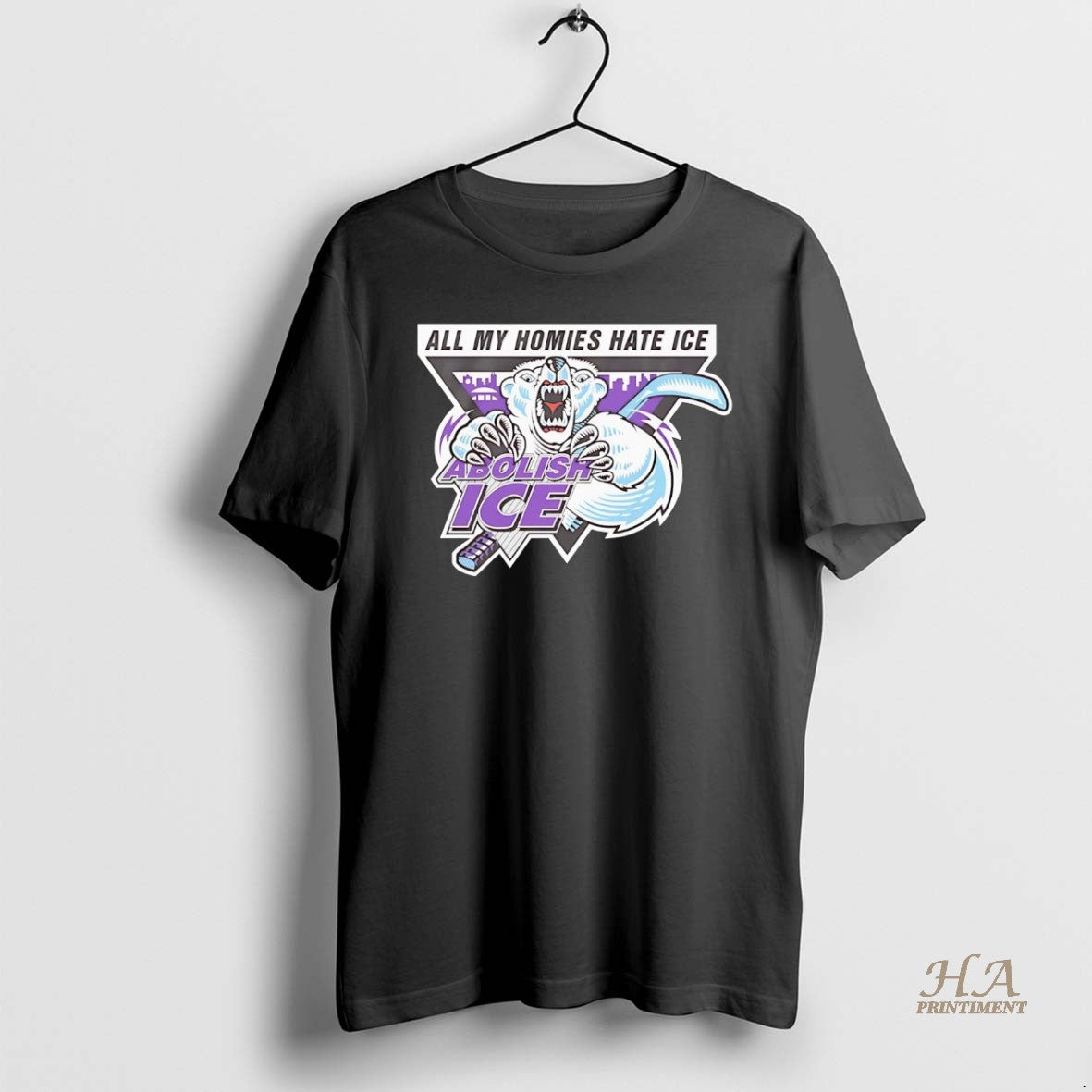 Official Polar Bear Abolish Ice All My Homies Hate Ice T-Shirts, Hoodie, Sweatshirt | InkNestWear.com