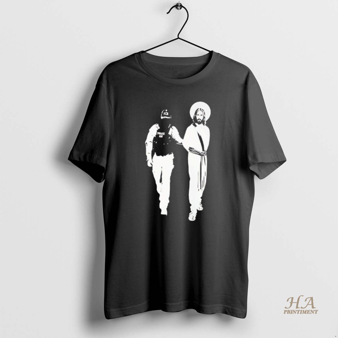 Official Police Arrested Jesus Ice Detaining Jesus T-Shirts, Hoodie, Sweatshirt | InkNestWear.com