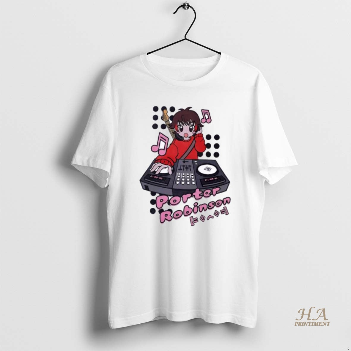 Official Porter Robinson Anime Dj Ornaments White T-Shirts, Hoodie, Sweatshirt | InkNestWear.com