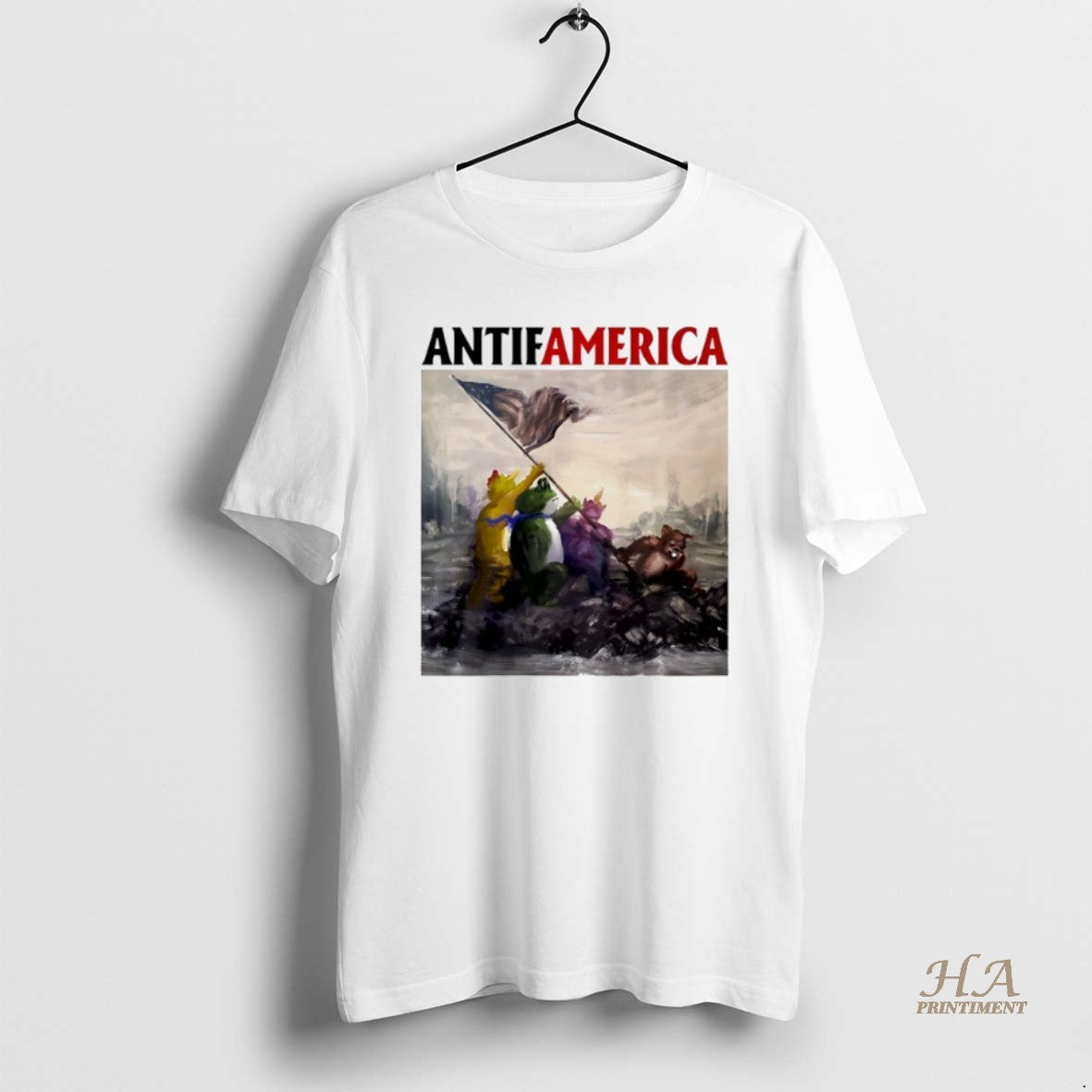 Official Portland Frog Antifamerica Comic T-Shirts, Hoodie, Sweatshirt | InkNestWear.com