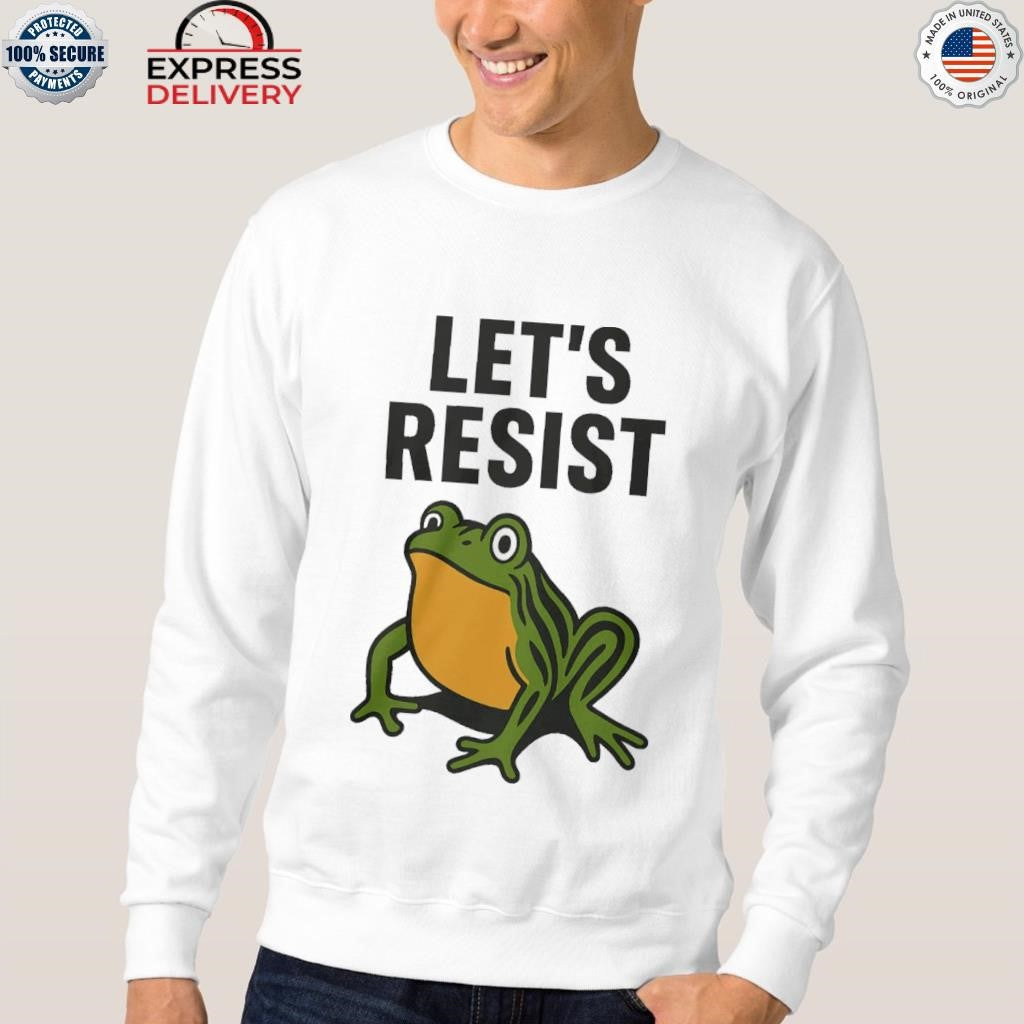 Portland Frog Protest Let’s Resist Shirt