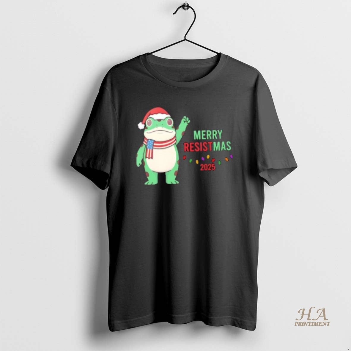 Official Portland Protest Frog Merry Resistmas 2025 Christmas T-Shirts, Hoodie, Sweatshirt | InkNestWear.com