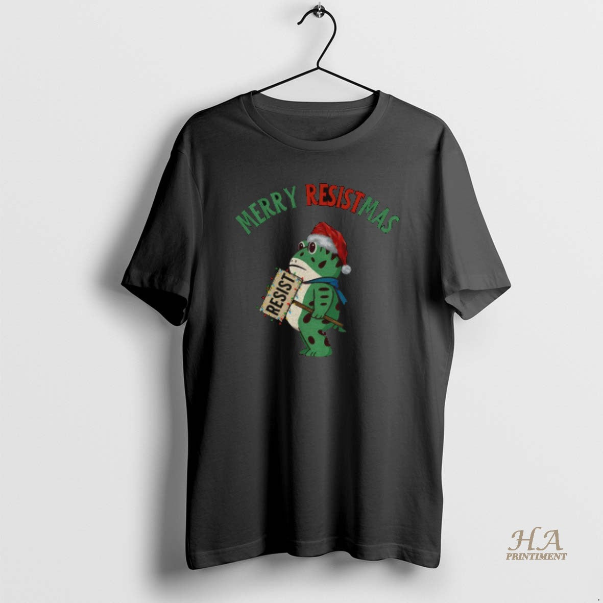 Official Portland Frog Protest Resist Fascism Antifa Protest Merry Resistmas Christmas T-Shirts, Hoodie, Sweatshirt