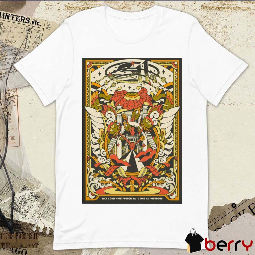 Poster 311 Band July 01 2025 In Pittsburgh PA Stage AE Outdoor Concert t-shirt