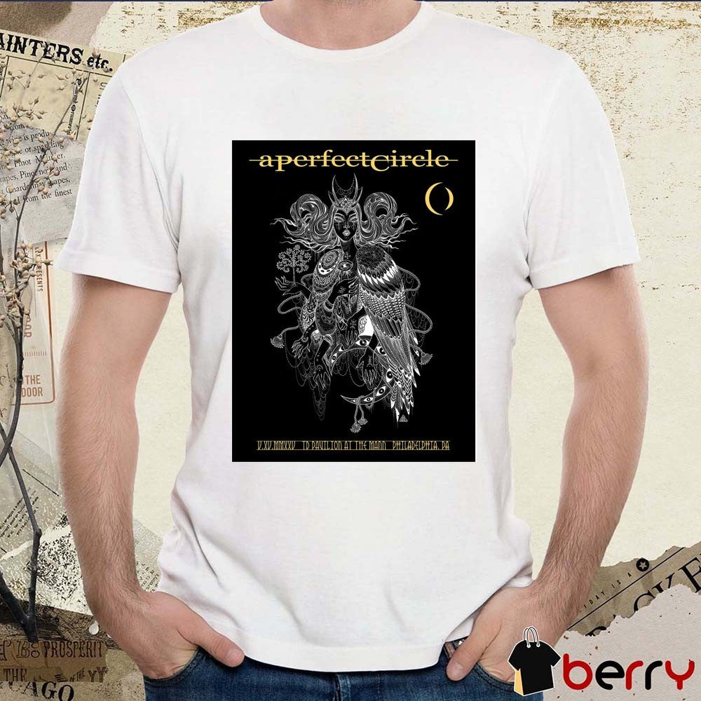 Poster A Perfect Circle May 15 2025 TD Pavilion at the Mann Philadelphia Pennsylvania t-shirt