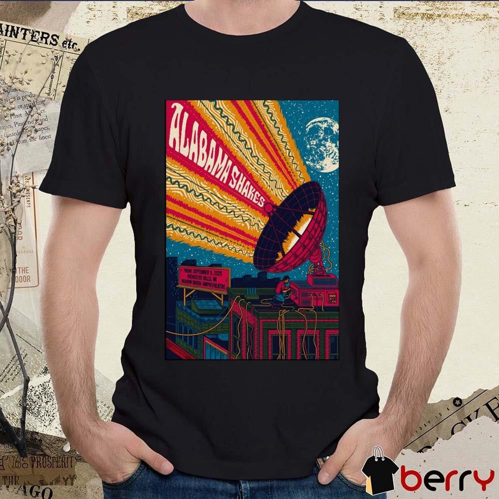 Poster Alabama Shakes September 5 2025 Meadow Brook Amphitheatre In Rochester Hills MI t-shirt